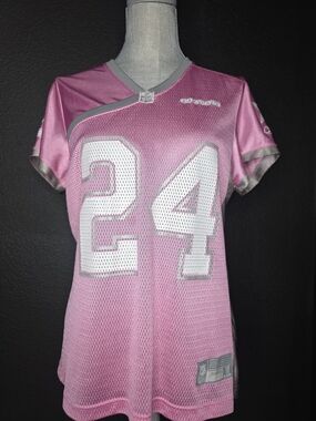 NFL  Pink #24 Mesh Cowboys Football Jersey Breast Cancer Awareness